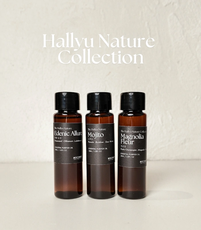 MScents Hallyu Collection of 3 Essential Purifier Oil Bottles