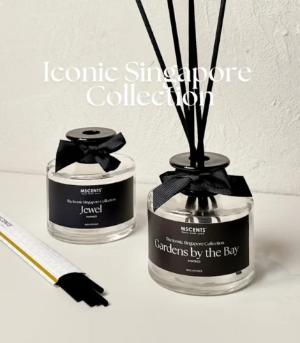 MScents Iconic SG Collection Reed Diffuser With Title