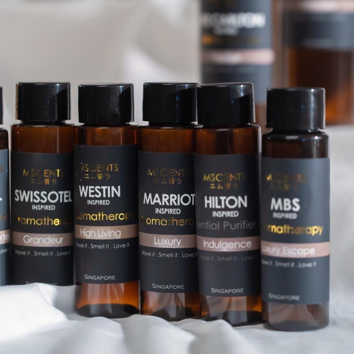 Hotel scents offered by MScents