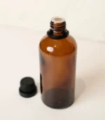 Large MScents Amber Bottle With Cap Top Shot