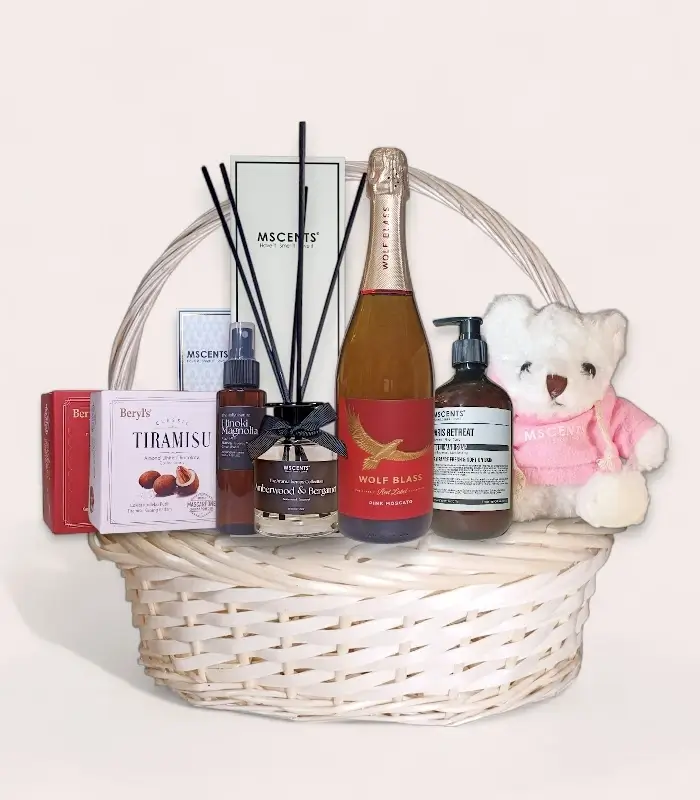 MScents celebrate luxury hamper packed with various products