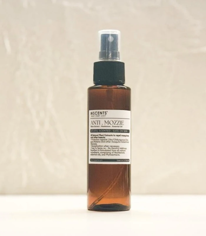 MScents mosquito repellent bottle front view