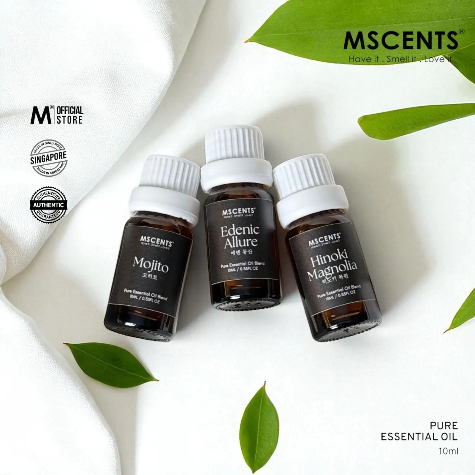 Macro view MScents EO nature series essential oil 10 ml