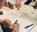 Perfume-making workshop participants