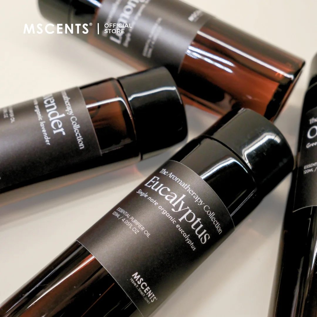 MScents essential purifier oil in bottles